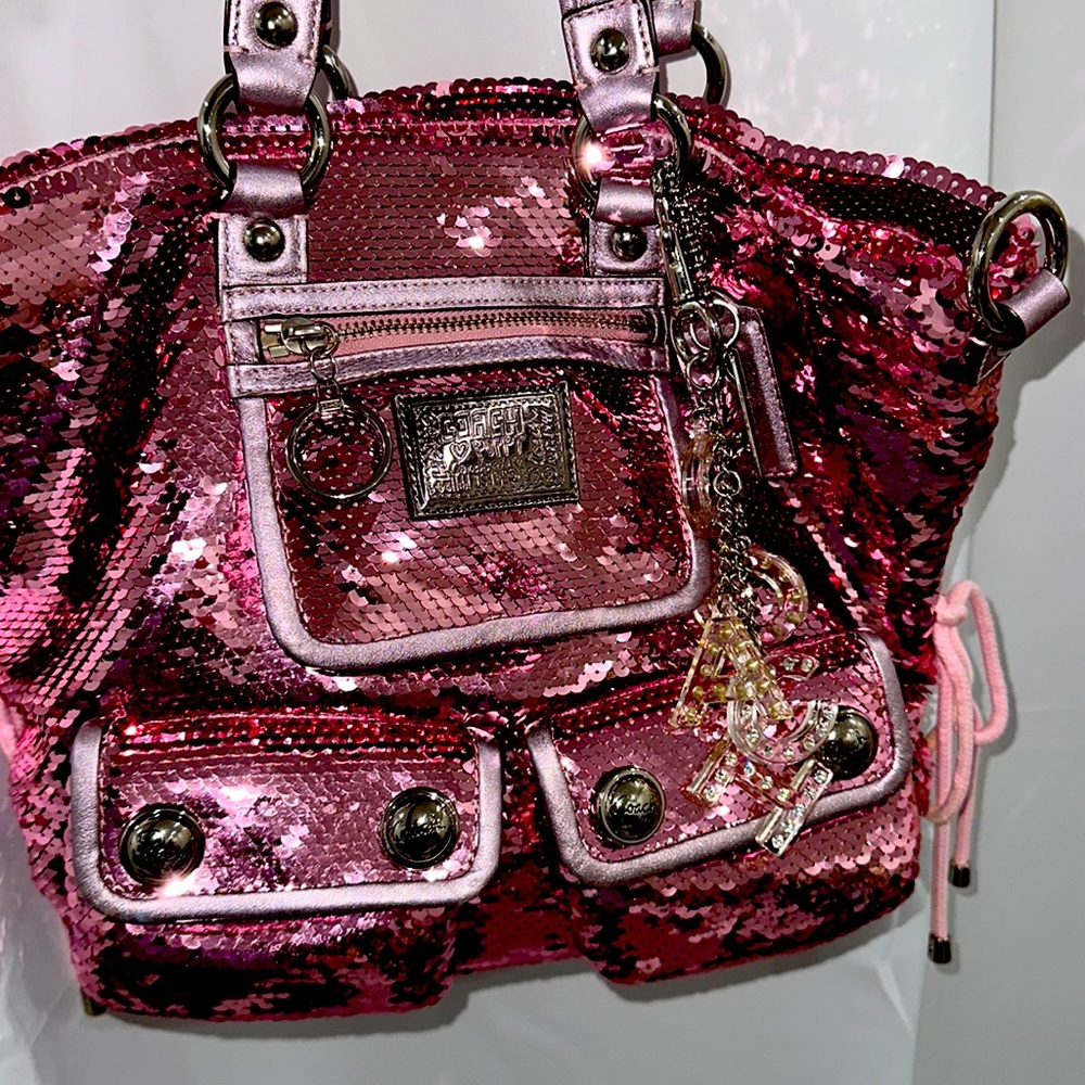 Pink Coach Spotlight Tote